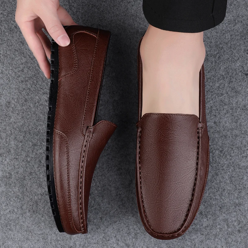 Men Genuine Leather Loafers Luxury Brand Man Driving Footwear Fashion Casual Flats British Trend Slip on Shoes Fashion Moccasins
Men Genuine Leather Loafers Luxury Brand Man Driving Footwear Fashion Casual Flats British Trend Slip on Shoes Fashion Moccasins