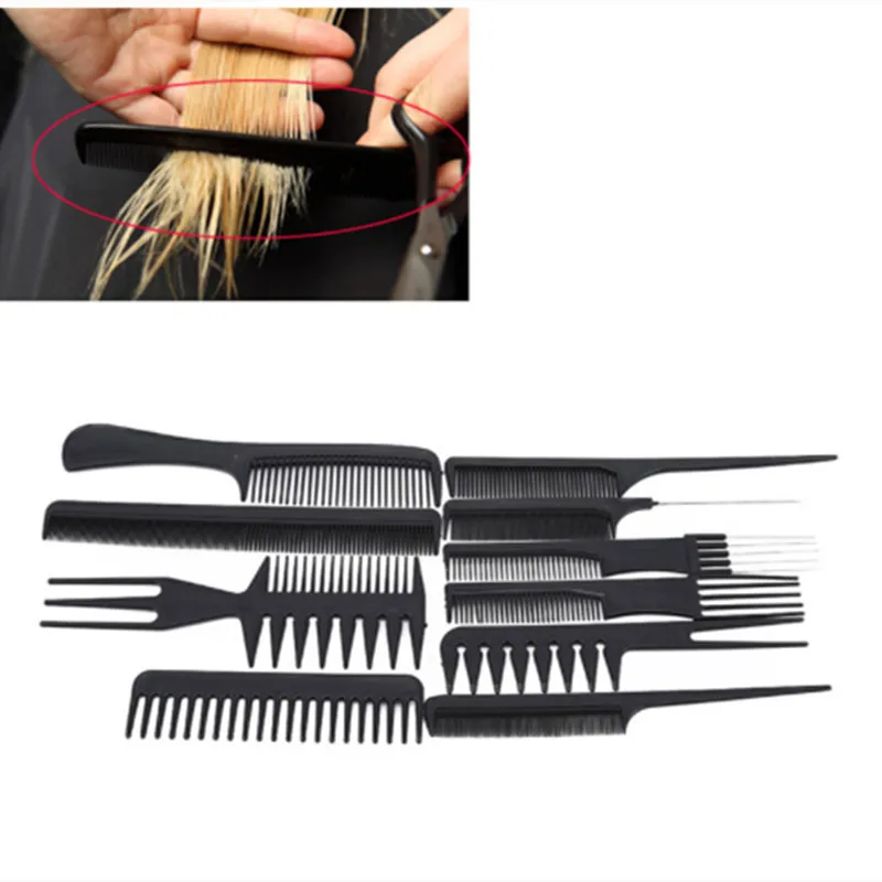 10Pcs/Set Haircut Plastic Hair Comb Straight Hair Brush Anti-static Hair Care Styling Tools Hairdressing Barbers For Hair
10Pcs/Set Haircut Plastic Hair Comb Straight Hair Brush Anti-static Hair Care Styling Tools Hairdressing Barbers For Hair