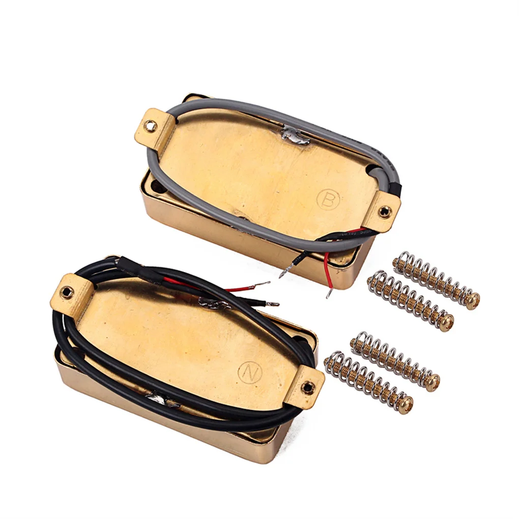 Pack of 2 Humbucker N Shape Letter Shapes Portable Pickups Electric Transducer Stability Replacement for Guitar
Pack of 2 Humbucker N Shape Letter Shapes Portable Pickups Electric Transducer Stability Replacement for Guitar
