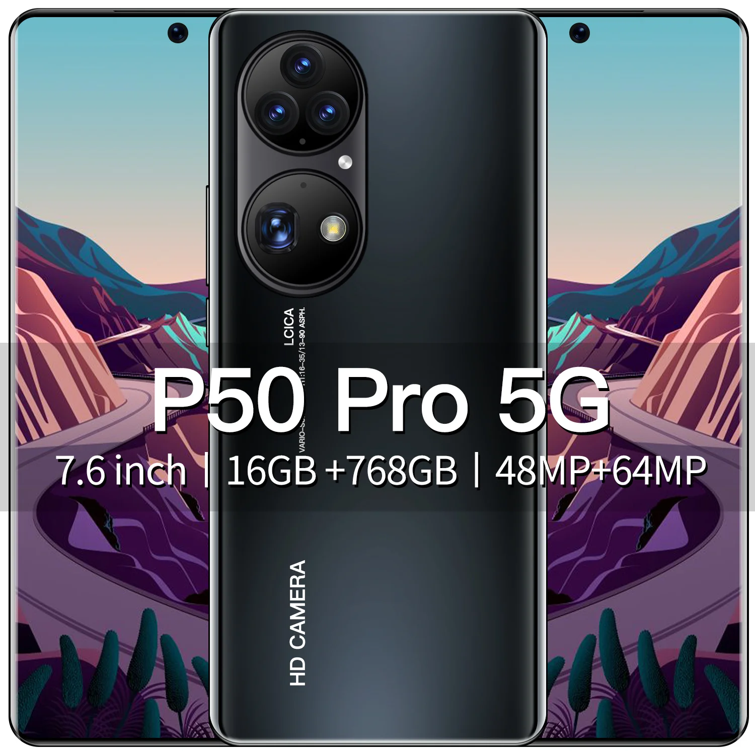 Global version P50 Pro 16GB+768GB Android Smartphone 5G Networks GPS 48MP+64MP HD Camera Mobile phones 6800mah Cellphones
Global version P50 Pro 16GB+768GB Android Smartphone 5G Networks GPS 48MP+64MP HD Camera Mobile phones 6800mah Cellphones