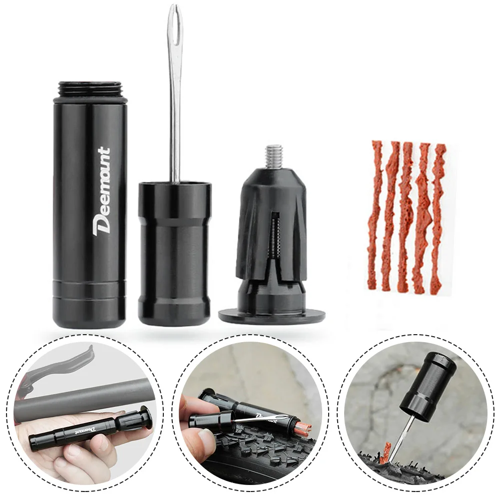 Bicycle Tubeless Tire Repair Tool Kit With Bike Handle Bar End Hidden Tool Portable Bike Repair Maintenance Set
Bicycle Tubeless Tire Repair Tool Kit With Bike Handle Bar End Hidden Tool Portable Bike Repair Maintenance Set