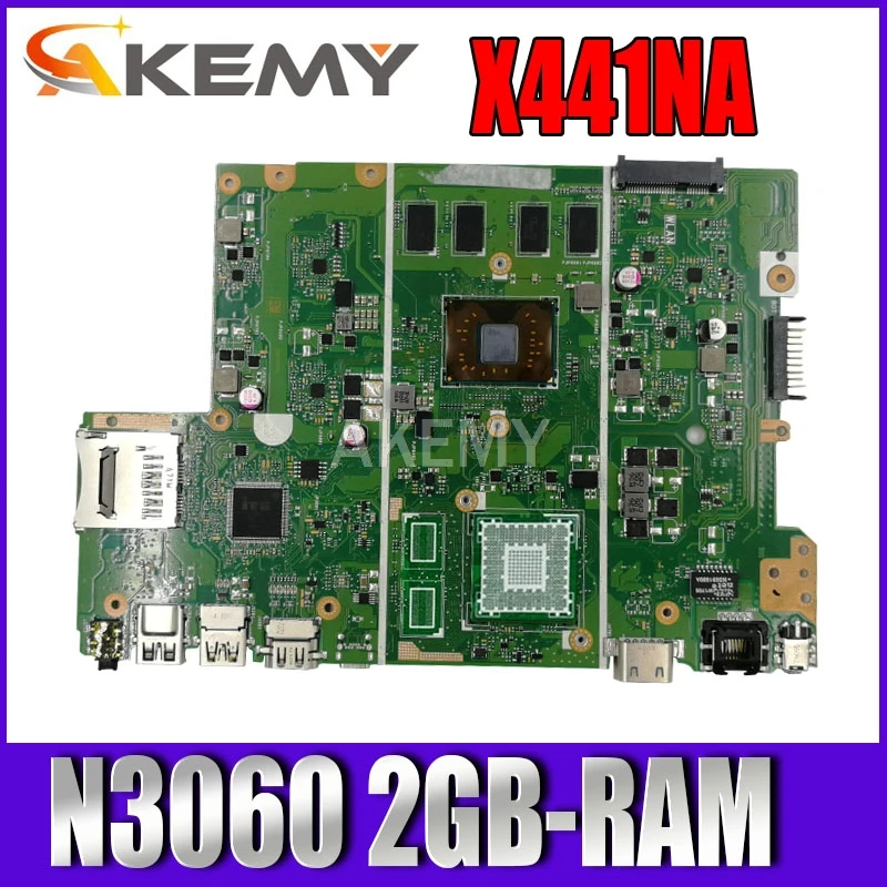 Akemy X441NA Laptop Motherboard For Asus X441N X441NA F441N Laptop mainboard W/ N3060 2GB-RAM
Akemy X441NA Laptop Motherboard For Asus X441N X441NA F441N Laptop mainboard W/ N3060 2GB-RAM