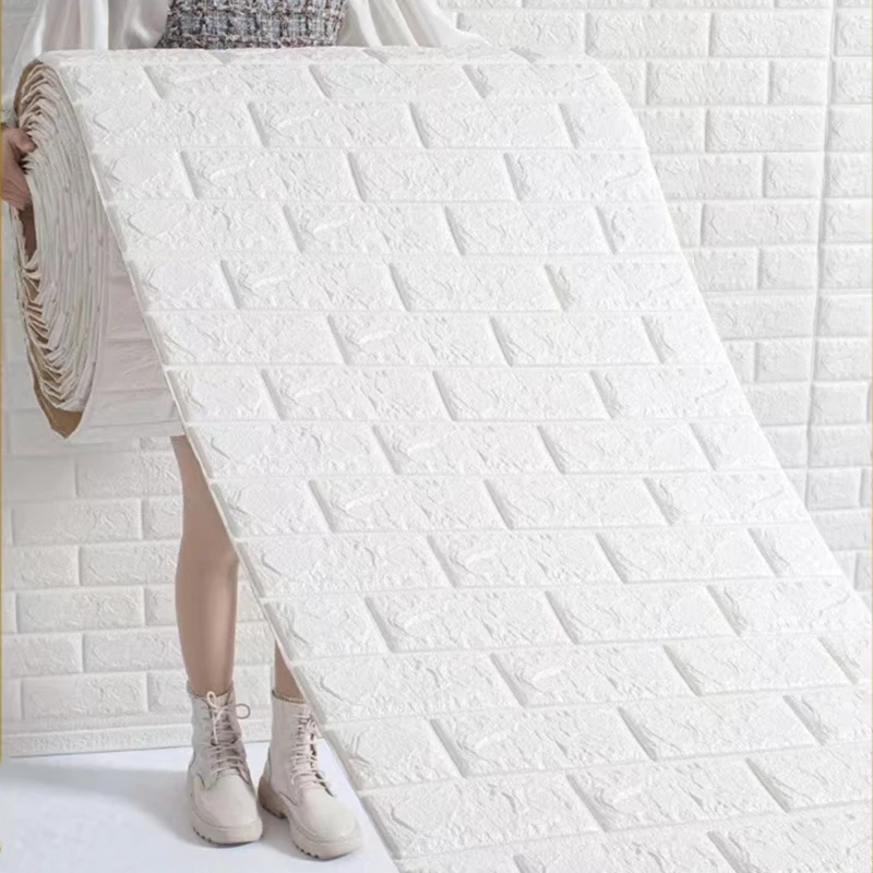 70*1M 3D Wall Sticker Wallpaper Roll Panel DIY Self Adhesive Foam Soft Brick Wall Room Home Decorative Child Kids Cartoon Mural
70*1M 3D Wall Sticker Wallpaper Roll Panel DIY Self Adhesive Foam Soft Brick Wall Room Home Decorative Child Kids Cartoon Mural