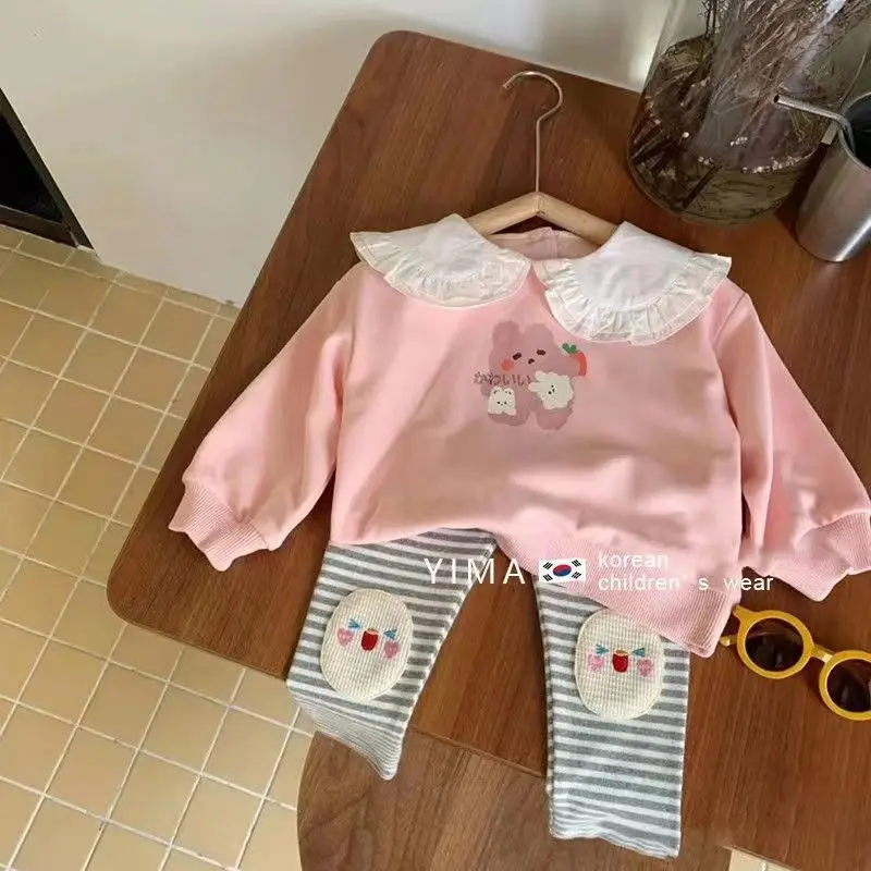Korean Children's Clothing 2023 New Girls' Autumn Fashion Fashionable Pink Sweater Children's Long Sleeve Polo Loose Top
Korean Children's Clothing 2023 New Girls' Autumn Fashion Fashionable Pink Sweater Children's Long Sleeve Polo Loose Top