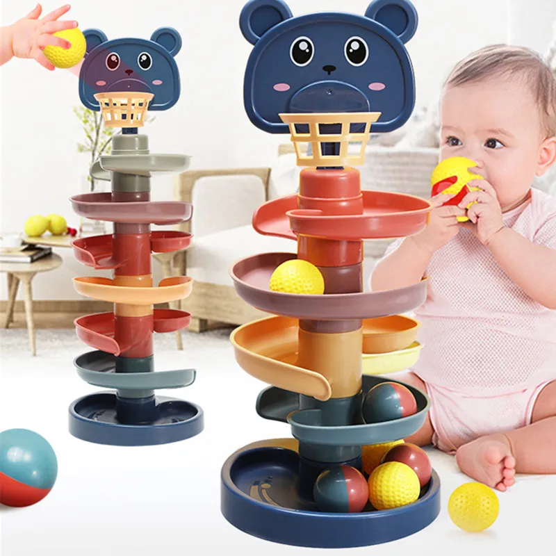 Baby Toys Track Ball Tower Rolling Ball Pile Color Rotating Track Games Baby Early Educational Rolling Ball Toy 2 Years Old Gift
Baby Toys Track Ball Tower Rolling Ball Pile Color Rotating Track Games Baby Early Educational Rolling Ball Toy 2 Years Old Gift