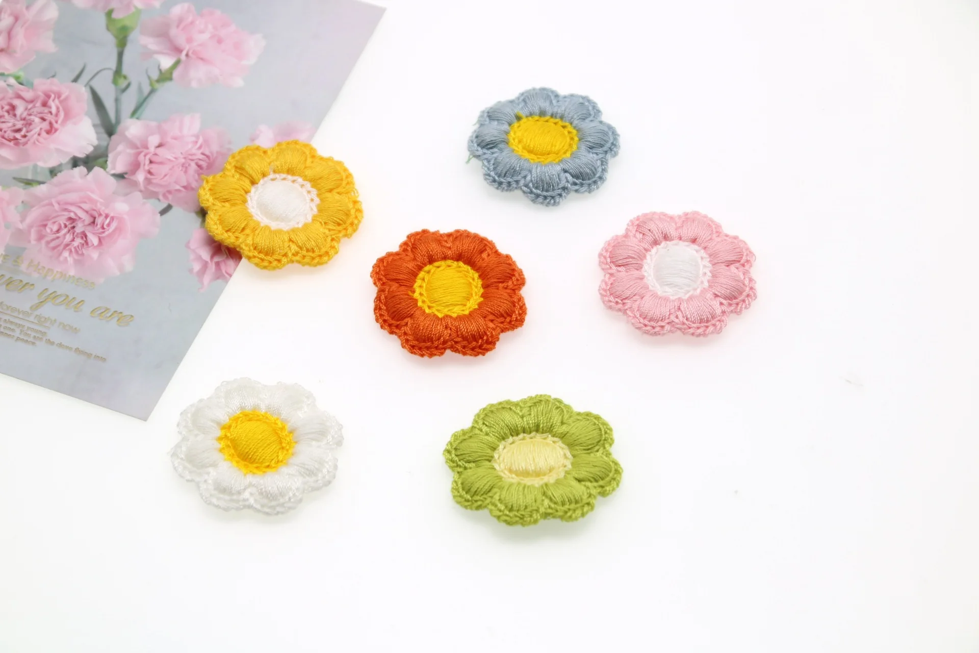 10 Lovely Diy Hair Decorative Materials 3.5cm Colorful Wool Flower Bag Scarf Hat Gloves Clothing Accessories Home Decoration
10 Lovely Diy Hair Decorative Materials 3.5cm Colorful Wool Flower Bag Scarf Hat Gloves Clothing Accessories Home Decoration