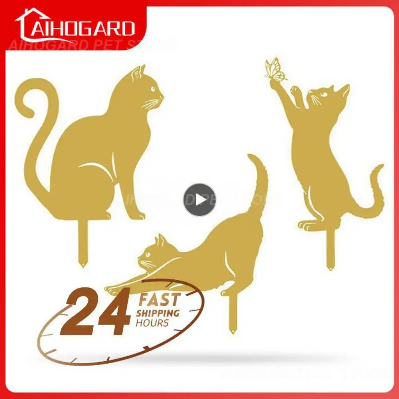 Garden Cats Art Outdoor Stake Metal Silhouette Ground Signs Yard Garden Decor Cute Spring Decoration figuras decorativas jardin
Garden Cats Art Outdoor Stake Metal Silhouette Ground Signs Yard Garden Decor Cute Spring Decoration figuras decorativas jardin