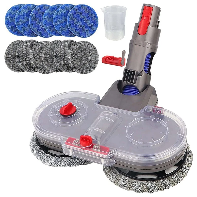 Электрическая насадка на швабру для пылесоса Dyson V15 V11 V10 V8 V7 со съемным резервуаром для воды, 12 моющихся насадок
Электрическая насадка на швабру для пылесоса Dyson V15 V11 V10 V8 V7 со съемным резервуаром для воды, 12 моющихся насадок