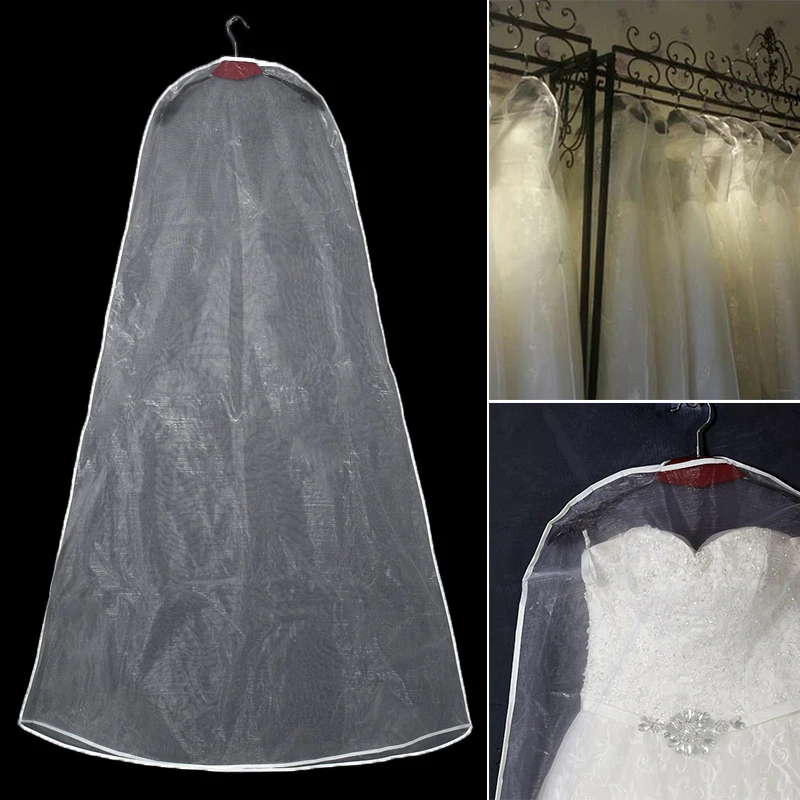 Double-sided Transparent Tulle/Voile Wedding Bridal Dress Dust Covers With Side-zipper For Home Wardrobe Gown Storage Bags
Double-sided Transparent Tulle/Voile Wedding Bridal Dress Dust Covers With Side-zipper For Home Wardrobe Gown Storage Bags