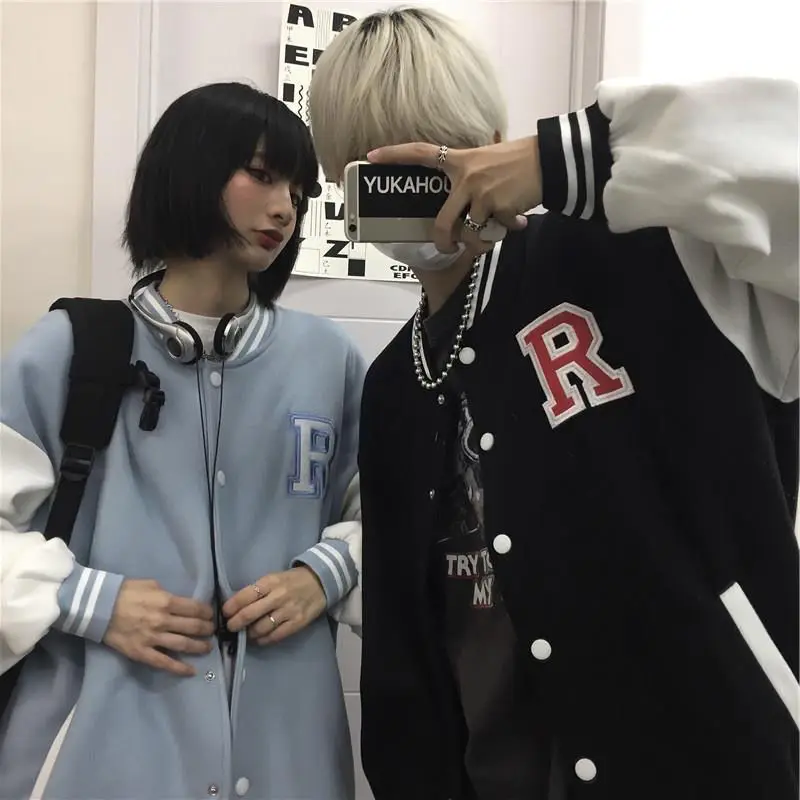 2021 new coat ladies and jacket couple tops college style coat ladies tops couple cardigan high quality baseball uniform
2021 new coat ladies and jacket couple tops college style coat ladies tops couple cardigan high quality baseball uniform
