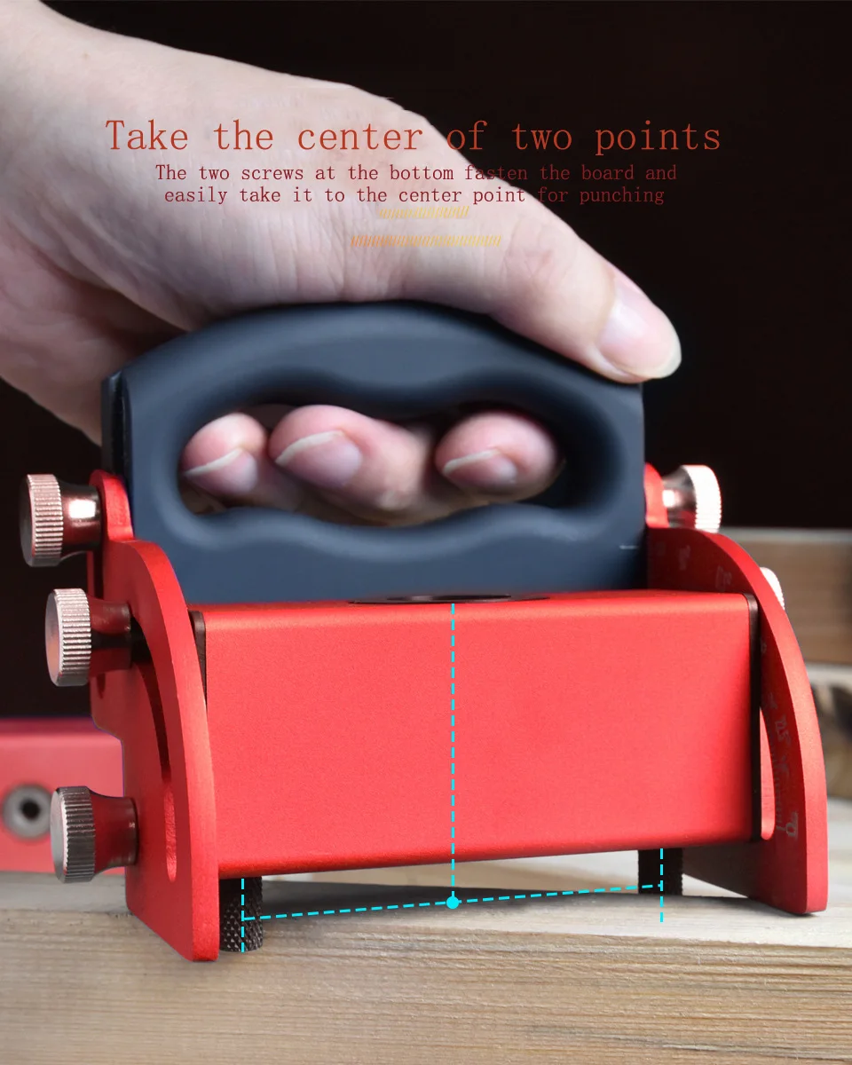 Aluminum Alloy Woodworking Oblique Hole Locator Punch Locator Wood Splicing Installation Tool Center Line Scribe Positioning
Aluminum Alloy Woodworking Oblique Hole Locator Punch Locator Wood Splicing Installation Tool Center Line Scribe Positioning