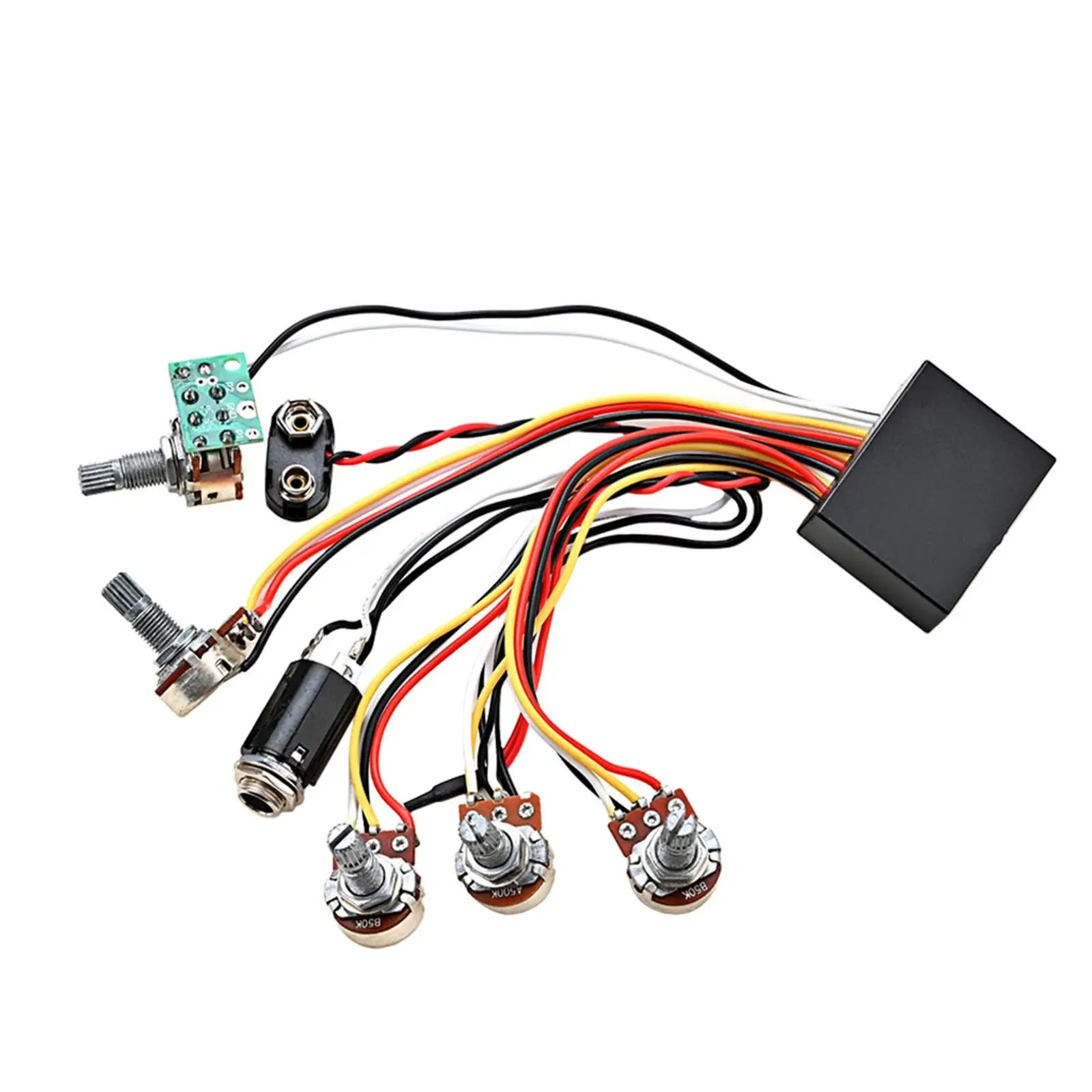 Bass EQ Band Electronic Amplifier Pickup Accessories Preamp Circuit for Bass Pickup
Bass EQ Band Electronic Amplifier Pickup Accessories Preamp Circuit for Bass Pickup