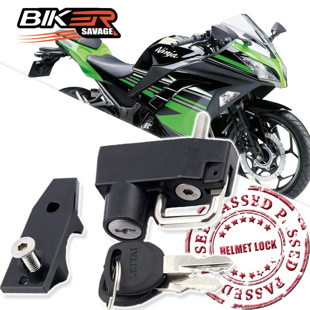 Motorcycle Helmet Lock For KAWASAKI ER6F EX250R NINJA 250 300 400 500R 650R 650 Anti-Theft Security Handlebar Clamp Accessories
Motorcycle Helmet Lock For KAWASAKI ER6F EX250R NINJA 250 300 400 500R 650R 650 Anti-Theft Security Handlebar Clamp Accessories