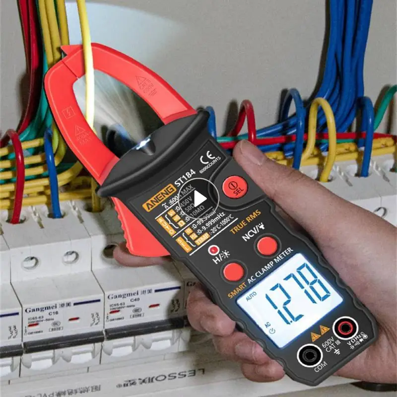 ANENG ST184 6000 Counts Digital Clamp Meter AC Current Multimeter Ammeter Voltage Tester Car Amp Hz Capacitance NCV Ohm Tool
ANENG ST184 6000 Counts Digital Clamp Meter AC Current Multimeter Ammeter Voltage Tester Car Amp Hz Capacitance NCV Ohm Tool