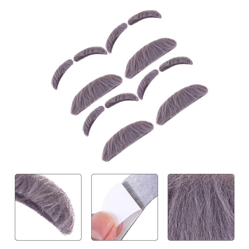 Safigle Halloween Costumes Old Man Moustache Eyebrows Kits Fake Gray Stick-On Mustache Eyebrows Artificial Fake Mustache Old Man
Safigle Halloween Costumes Old Man Moustache Eyebrows Kits Fake Gray Stick-On Mustache Eyebrows Artificial Fake Mustache Old Man