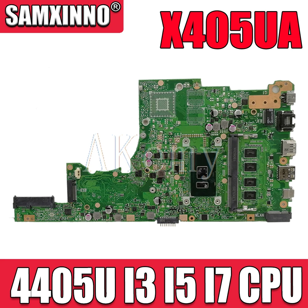 X405UA original Mainboard 4405U I3 I5 I7 CPU 4GB 8GB RAM for ASUS X405U X405UN X405UR X405UA X405UQ X405UF Laotop Motherboard
X405UA original Mainboard 4405U I3 I5 I7 CPU 4GB 8GB RAM for ASUS X405U X405UN X405UR X405UA X405UQ X405UF Laotop Motherboard