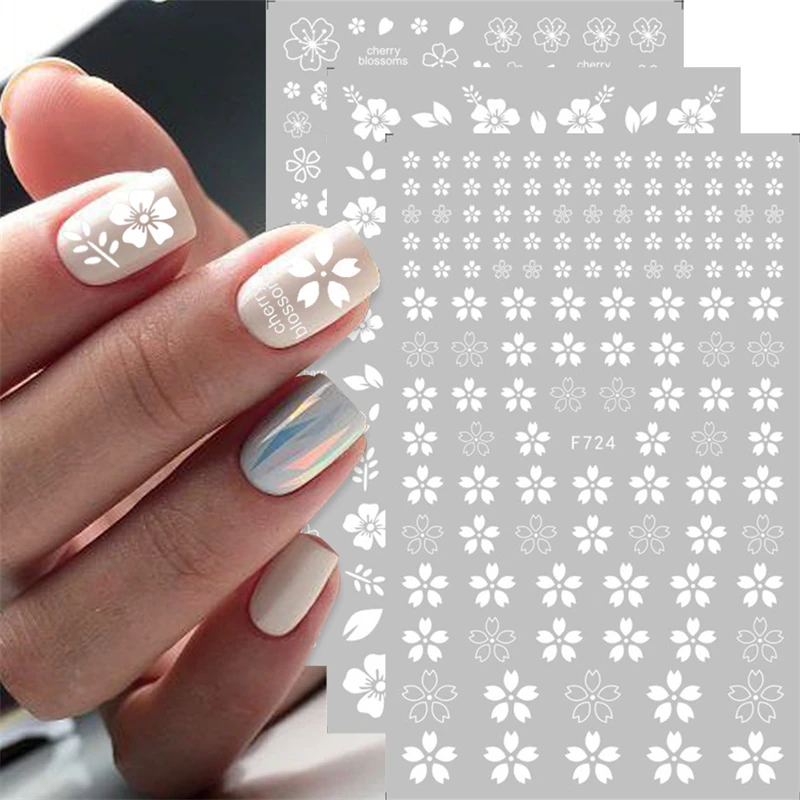 1pcs White Cherry Blossoms Stickers on Nails 3D Flower Leaf Letter Adhesive Decals DIY Manicure Nail Art Decorations
1pcs White Cherry Blossoms Stickers on Nails 3D Flower Leaf Letter Adhesive Decals DIY Manicure Nail Art Decorations