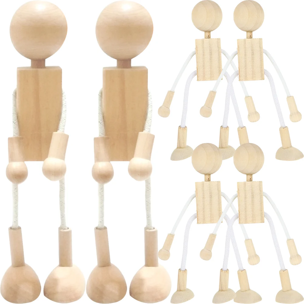 Wood Carving Kit Wooden Robot Doll Bodies Action Figures Model Adjustable Movable Joints Dolls Painting Craft Art
Wood Carving Kit Wooden Robot Doll Bodies Action Figures Model Adjustable Movable Joints Dolls Painting Craft Art