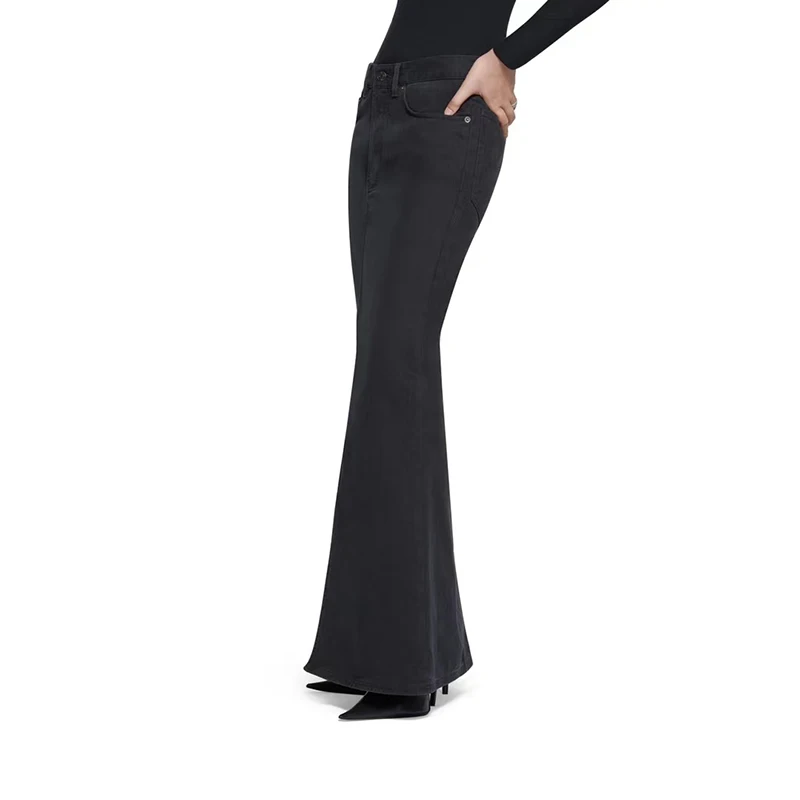 High-quality simple casual hundred with skirt hem slit design thin denim long half skirt 2023 new y2k black slim ladies skirt
High-quality simple casual hundred with skirt hem slit design thin denim long half skirt 2023 new y2k black slim ladies skirt