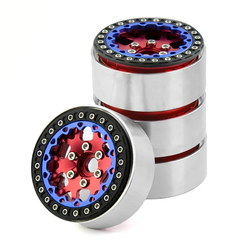 4PCS 1.9 Inch Beadlock Wheel Hub Wheel Rims Parts For 1/10 RC Crawler Car Axial SCX10 Traxxas TRX4 RC4WD D90 Redcat Gen8, 1
4PCS 1.9 Inch Beadlock Wheel Hub Wheel Rims Parts For 1/10 RC Crawler Car Axial SCX10 Traxxas TRX4 RC4WD D90 Redcat Gen8, 1