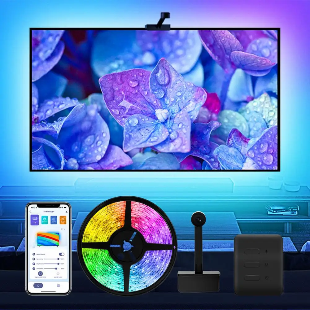 1 Set Smart Ambient Light Decorative APP/Voice Control Flame Retardant Flexible Intelligent Adjustable Safe TV/Screen Sync Funct
1 Set Smart Ambient Light Decorative APP/Voice Control Flame Retardant Flexible Intelligent Adjustable Safe TV/Screen Sync Funct