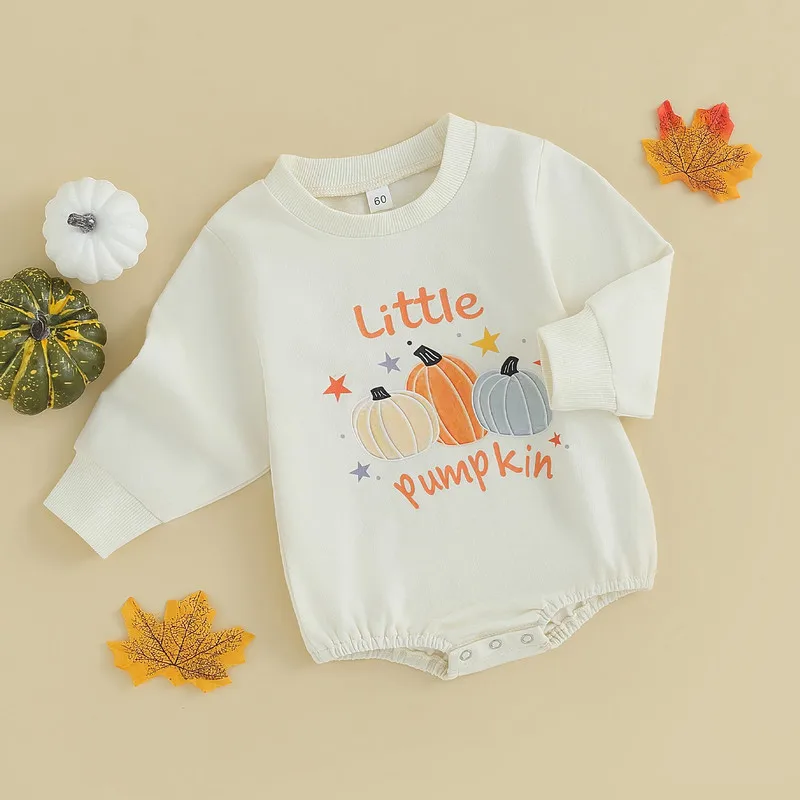 Halloween Newborn Baby Girl Boy Sweatshirt Bodysuit Spring Autumn Clothes Pumpkin Print Long Sleeve Jumpsuit for Kids Infant
Halloween Newborn Baby Girl Boy Sweatshirt Bodysuit Spring Autumn Clothes Pumpkin Print Long Sleeve Jumpsuit for Kids Infant