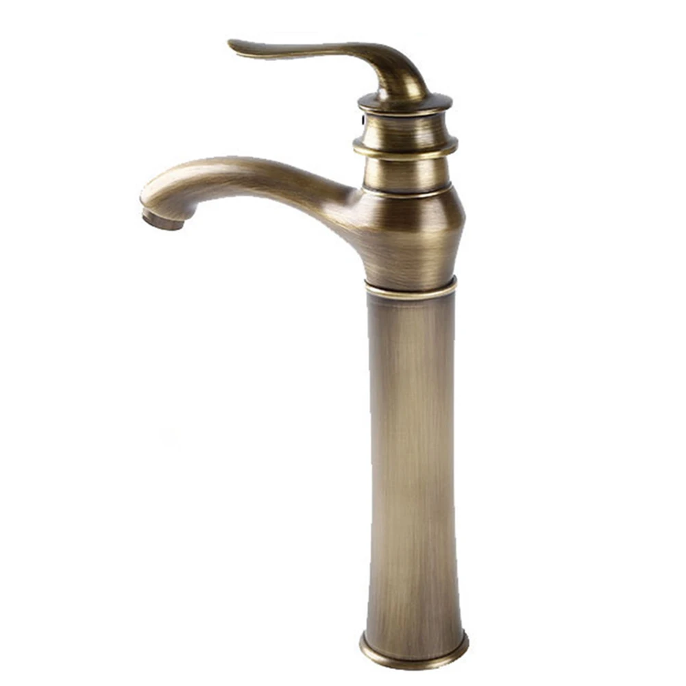 European Antique Brass Basin Sink Faucet Bathroom Hot And Cold Water Mixer Taps Deck Mounted Bathroom Faucet Single Handle Tap
European Antique Brass Basin Sink Faucet Bathroom Hot And Cold Water Mixer Taps Deck Mounted Bathroom Faucet Single Handle Tap
