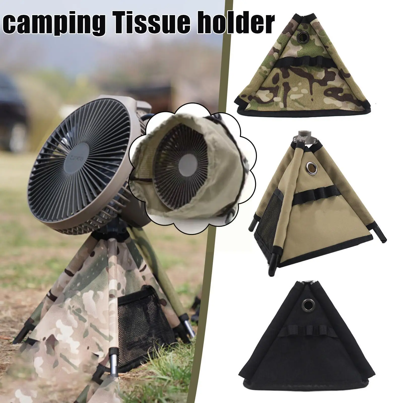 Outdoor Camping Canvas Fan Storage Bag Camping Storage Paper Tripod Dual-use Fan Bag Towel U6i3
Outdoor Camping Canvas Fan Storage Bag Camping Storage Paper Tripod Dual-use Fan Bag Towel U6i3