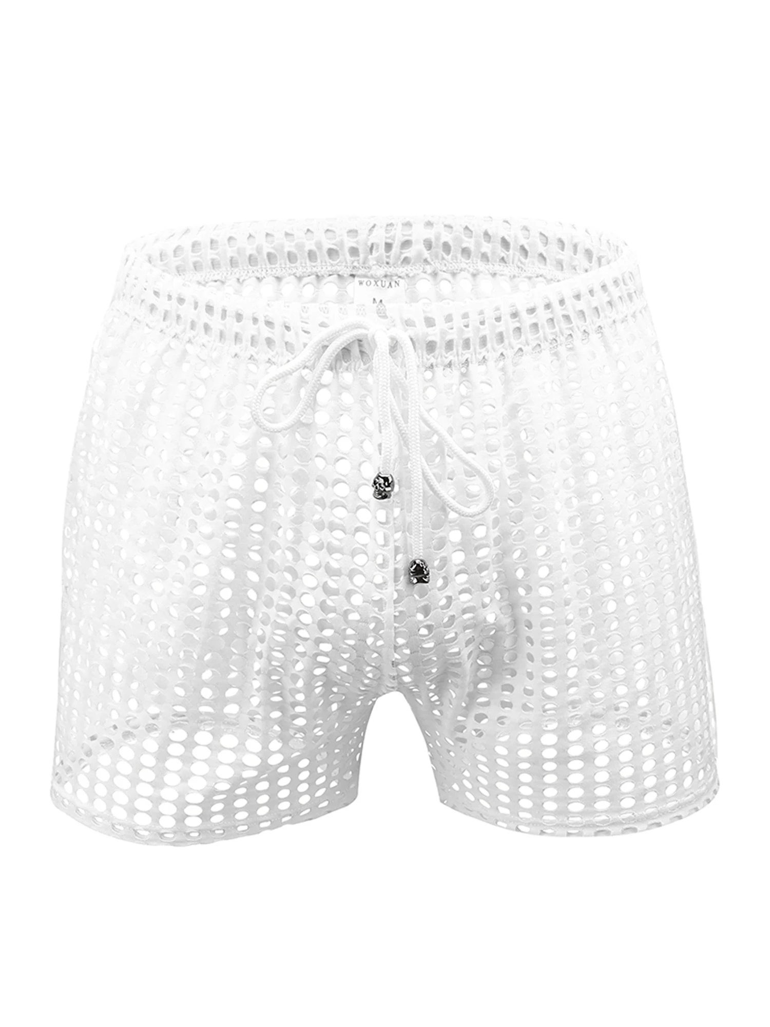 DELIMALI Mens Sexy Mesh Hollow Openwork Drawstring Lounger Underwear Boxers Fishnet Shorts Trunks (Orange XXL)
DELIMALI Mens Sexy Mesh Hollow Openwork Drawstring Lounger Underwear Boxers Fishnet Shorts Trunks (Orange XXL)