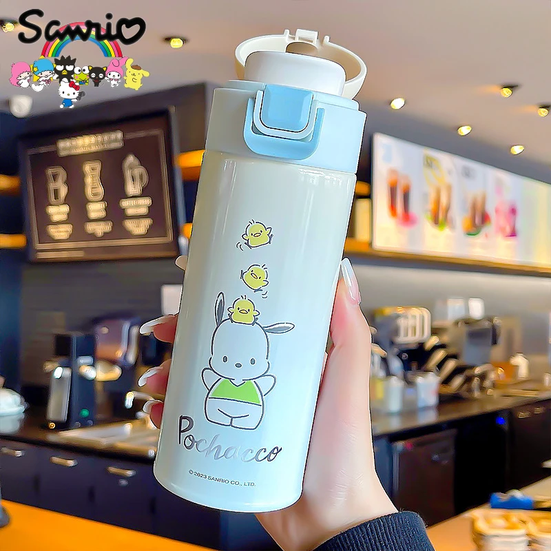 Sanrio Kuromi My Melody Cinnamoroll Pachacco термос чашка для девочек питьевая вода кавайная Детская анимация подарок на день рождения
Sanrio Kuromi My Melody Cinnamoroll Pachacco термос чашка для девочек питьевая вода кавайная Детская анимация подарок на день рождения