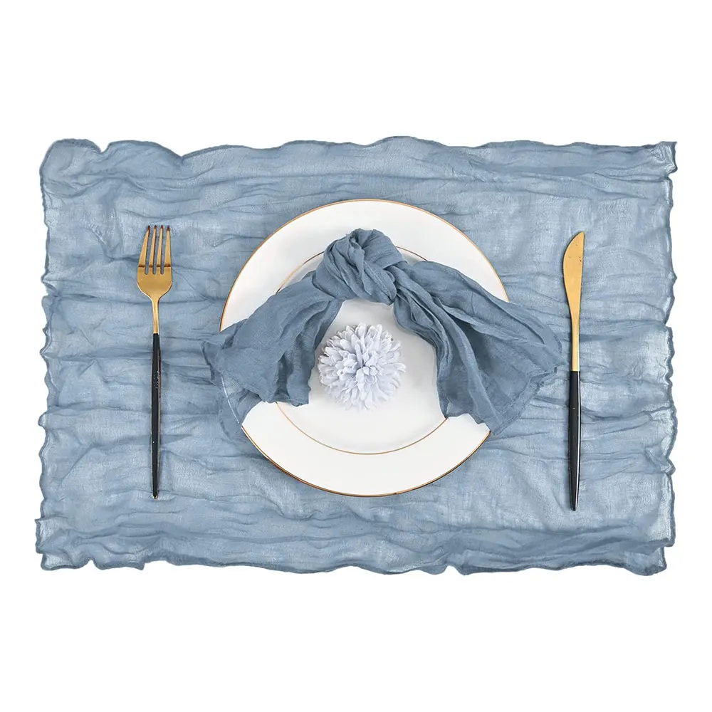 10PCS Cheesecloth Napkin Gauze Table Placemats Setting Dining Wedding Party Banquets Christmas Banquet Arches Baby Shower Decor
10PCS Cheesecloth Napkin Gauze Table Placemats Setting Dining Wedding Party Banquets Christmas Banquet Arches Baby Shower Decor