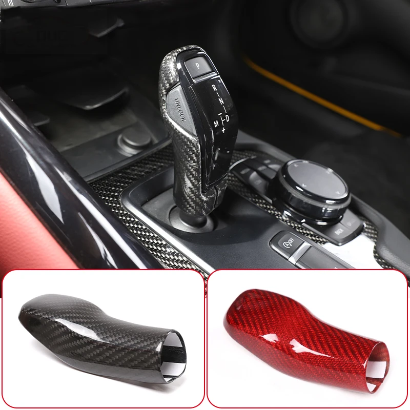Для Toyota Supra 2019 2020 2021 натуральное углеродное волокно автомобильный Стайлинг рукоятка рычага переключения передач накладка на головку наклейки отделка аксессуары для интерьера
Для Toyota Supra 2019 2020 2021 натуральное углеродное волокно автомобильный Стайлинг рукоятка рычага переключения передач накладка на головку наклейки отделка аксессуары для интерьера