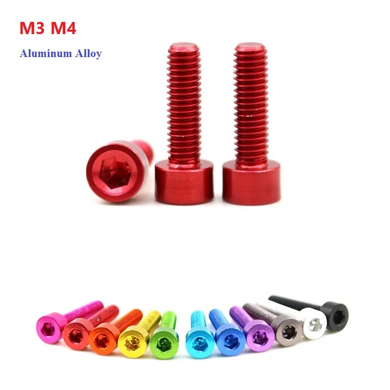 Анодированные алюминиевые болты M3 M4
Анодированные алюминиевые болты M3 M4