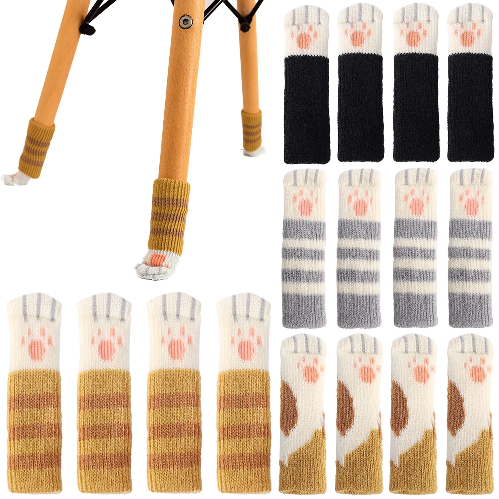 4 шт. носки в виде кошачьих лап для стола, защита для пола, вязаные носки для стола, чехол для дверной ручки, нескользящий коврик, домашний декор
4 шт. носки в виде кошачьих лап для стола, защита для пола, вязаные носки для стола, чехол для дверной ручки, нескользящий коврик, домашний декор