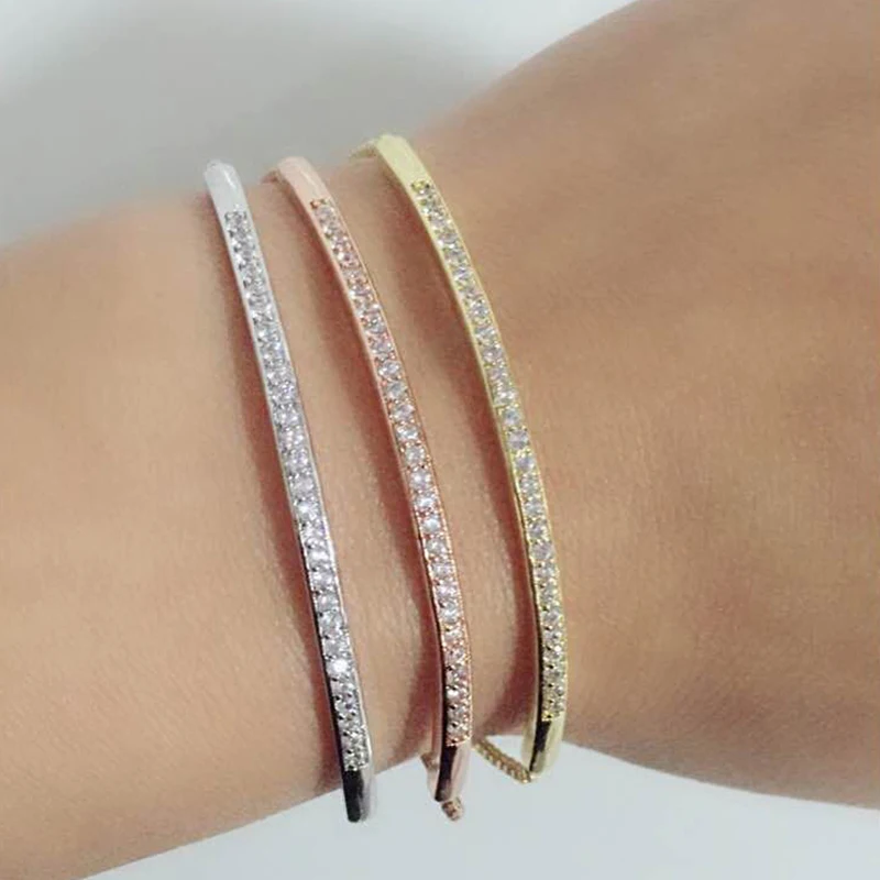 2022 New Trendy Round Cz Zirconia Adjustable Bracelet Bangle for Women Fashion Valentine's Day Gift Jewelry Wholesale
2022 New Trendy Round Cz Zirconia Adjustable Bracelet Bangle for Women Fashion Valentine's Day Gift Jewelry Wholesale