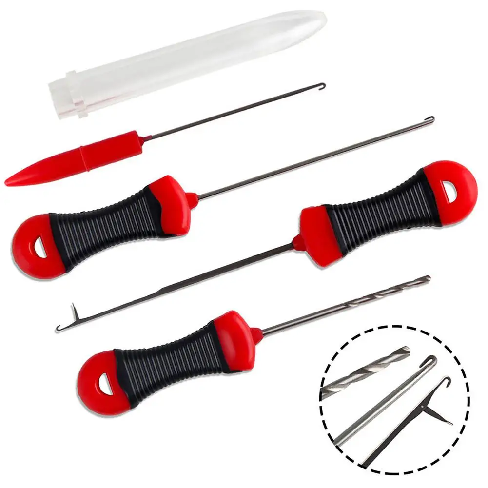 1-4pcs Carp Fishing Boilie Bait Drill Baiting Needle Gate Needle Pellet Hair Rigs Splicing Making Tools Rigs Loading Accessories
1-4pcs Carp Fishing Boilie Bait Drill Baiting Needle Gate Needle Pellet Hair Rigs Splicing Making Tools Rigs Loading Accessories