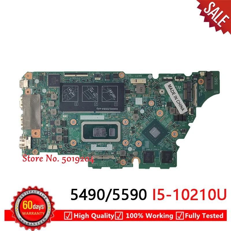 FOR Dell Inspiron 5490 5590 Laptop Motherboard 44NJ1 044NJ1 CN-044NJ1 Mainboard With SRGKY I5-10210
FOR Dell Inspiron 5490 5590 Laptop Motherboard 44NJ1 044NJ1 CN-044NJ1 Mainboard With SRGKY I5-10210