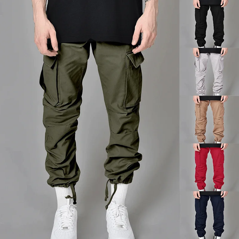 Men's Pants 2022 Casual Pants Fitness Multi-pocket Six-color Fashion Casual Men's Overalls Drawstring Loose Tide
Men's Pants 2022 Casual Pants Fitness Multi-pocket Six-color Fashion Casual Men's Overalls Drawstring Loose Tide