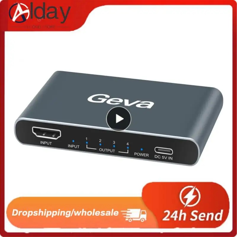 Expandable With More Ports 1 In 4 Out Switcher Compatible With Multiple Devices Simultaneously Connect Devices Hdmi2.0 Splitter
Expandable With More Ports 1 In 4 Out Switcher Compatible With Multiple Devices Simultaneously Connect Devices Hdmi2.0 Splitter