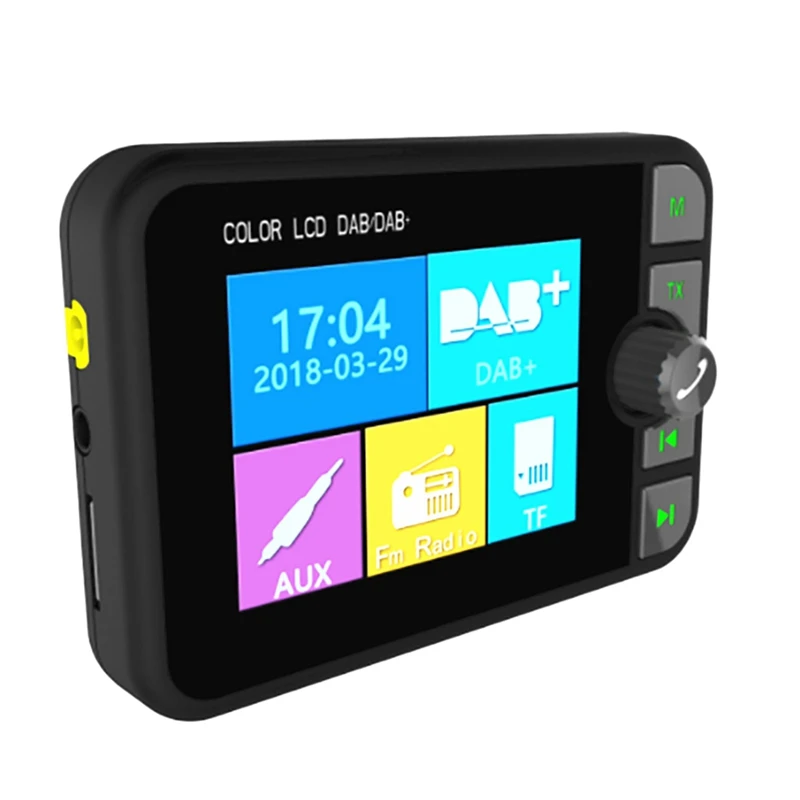 DAB Автомобильный цифровой Bluetooth-приемник 2,4 дюймов ЖК-дисплей DAB +/DAB радио MP3-плеер FM-передатчик для автомобильных аксессуаров
DAB Автомобильный цифровой Bluetooth-приемник 2,4 дюймов ЖК-дисплей DAB +/DAB радио MP3-плеер FM-передатчик для автомобильных аксессуаров