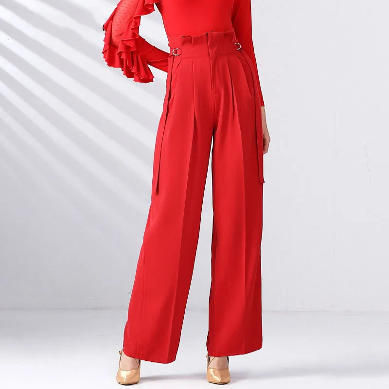 Professional High Quality Elegant Red White Black Women Girls Dance Wear Long Latin Ballroom Pants
Professional High Quality Elegant Red White Black Women Girls Dance Wear Long Latin Ballroom Pants