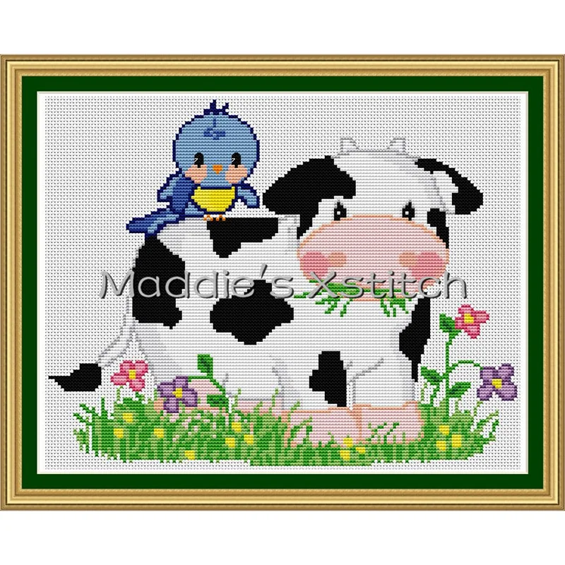 KTN020 Stich Cross Stitch Kits Craft Packages Cartoon Cow Counted NOT PRINTED Needlework Embroidery Cross-Stitching Painting
KTN020 Stich Cross Stitch Kits Craft Packages Cartoon Cow Counted NOT PRINTED Needlework Embroidery Cross-Stitching Painting
