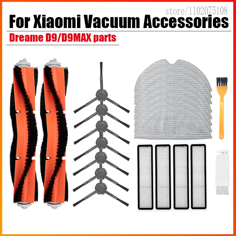 For Dreame D9 D9 MAX Accessories Mop Cleaning Cloth HEPA Filter Main Brush Kit Rag Replacement Xiaomi Robot Vacuum Cleaner Parts
For Dreame D9 D9 MAX Accessories Mop Cleaning Cloth HEPA Filter Main Brush Kit Rag Replacement Xiaomi Robot Vacuum Cleaner Parts