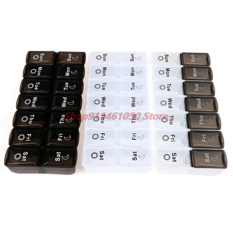 7Days Weekly Pill Case 14 Grids Tablte Organizer Pill Box Pill Storage organizer
7Days Weekly Pill Case 14 Grids Tablte Organizer Pill Box Pill Storage organizer