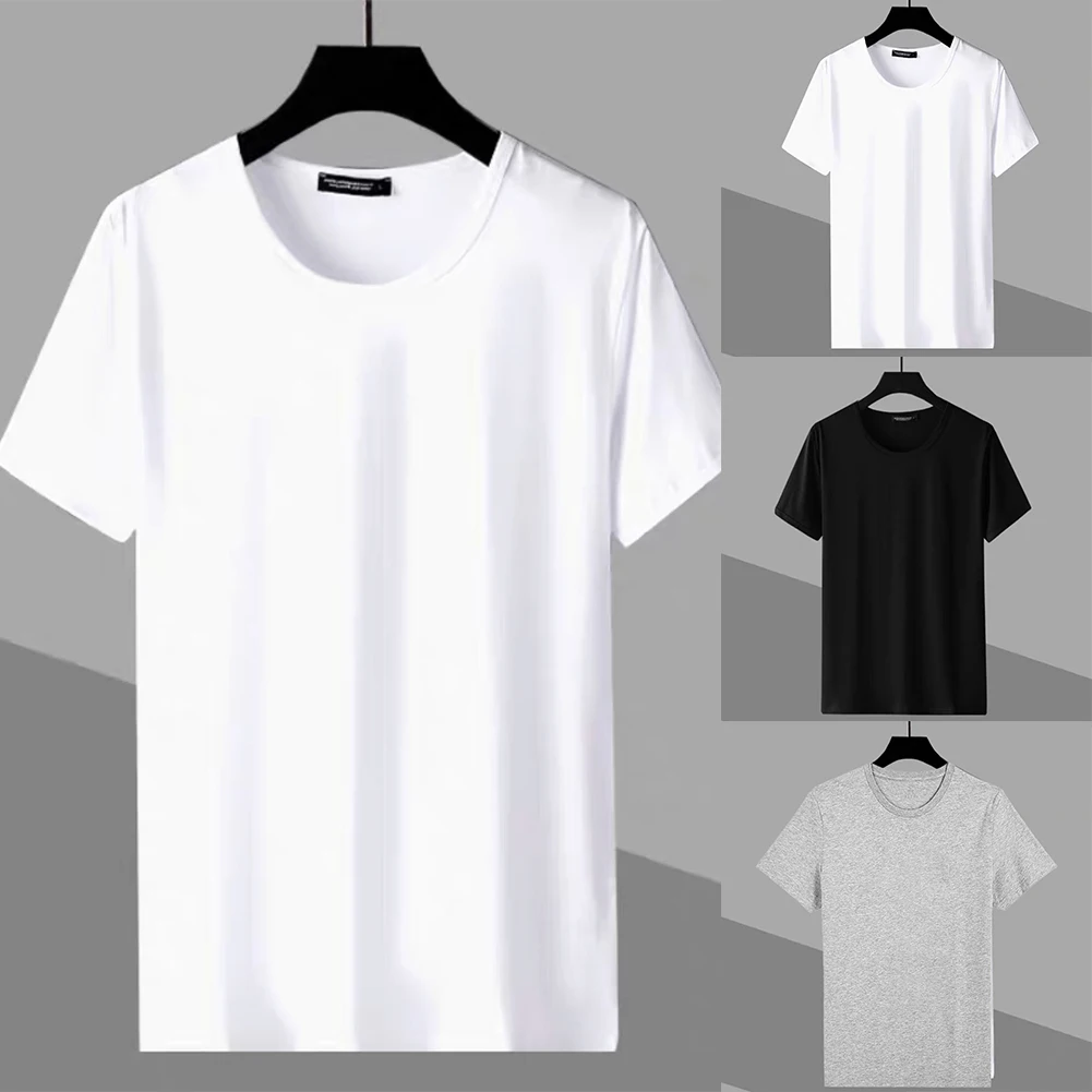 Fashion Men Pure Round Neck Solid Short Sleeve Shirts Casual Slim Fit T Shirt Tee Top Sports Trends Newd Male Clothings
Fashion Men Pure Round Neck Solid Short Sleeve Shirts Casual Slim Fit T Shirt Tee Top Sports Trends Newd Male Clothings