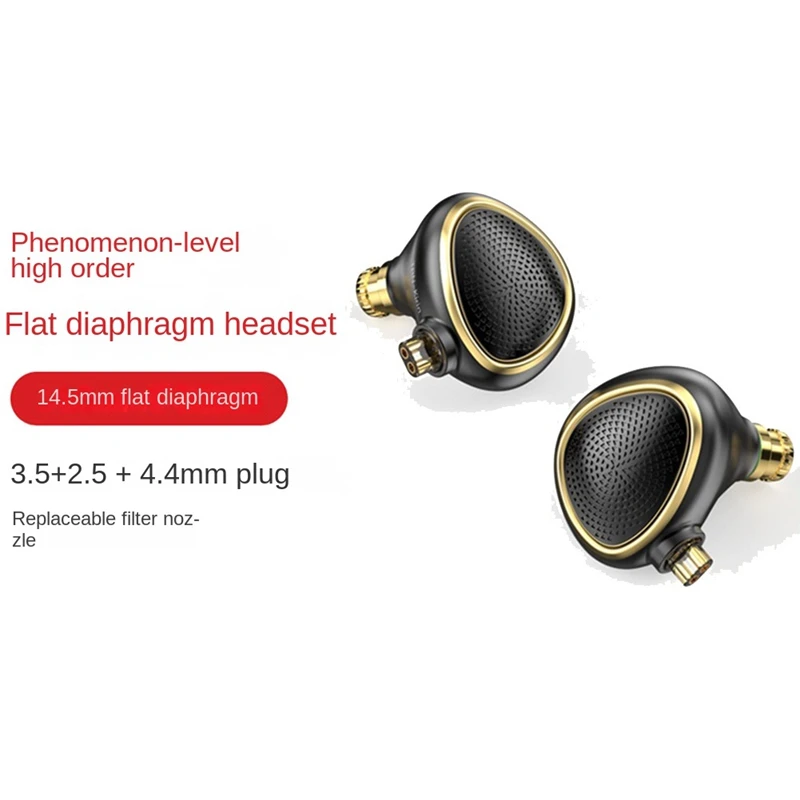 For TRN Black In-Ear Kirin Premium Flat Diaphragm Coil Headphones HIFI Fever Flat Magnetic Drivers Tuning Nozzles Headphones
For TRN Black In-Ear Kirin Premium Flat Diaphragm Coil Headphones HIFI Fever Flat Magnetic Drivers Tuning Nozzles Headphones