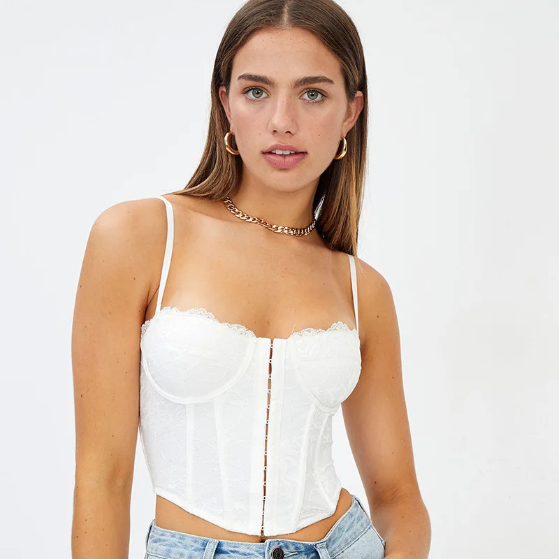 Y2K Fashion Summer 2022 New Year Women's Sleeveless White Camis Sling Tanks Sexy Tops Crop T Shirt Female Lady Wear
Y2K Fashion Summer 2022 New Year Women's Sleeveless White Camis Sling Tanks Sexy Tops Crop T Shirt Female Lady Wear