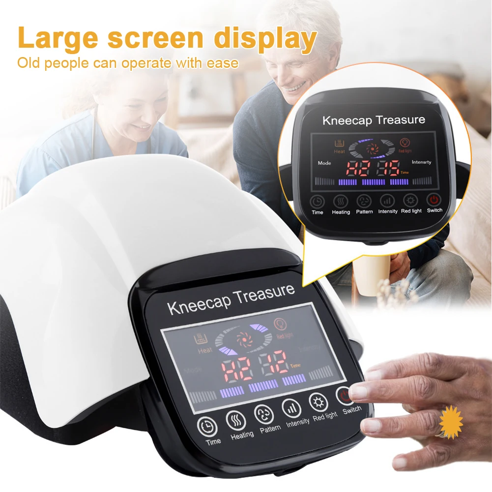 Infrared Heating Knee Massager Air Pressure Vibration Physiotherapy Instrument Electric Knee Rehabilitation Pain Relief Massage
Infrared Heating Knee Massager Air Pressure Vibration Physiotherapy Instrument Electric Knee Rehabilitation Pain Relief Massage