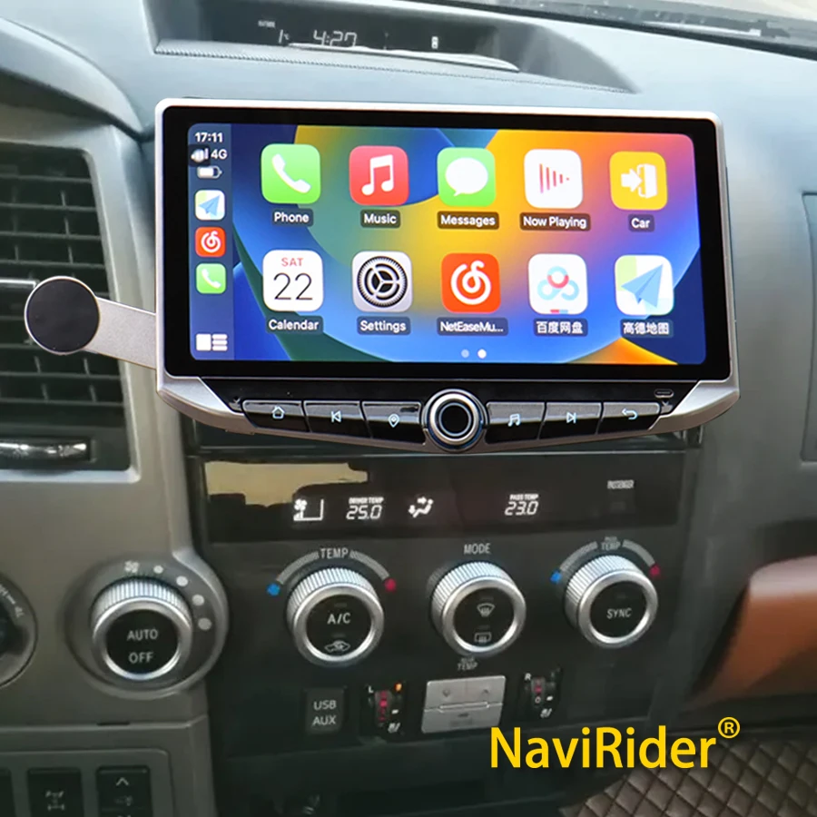 10 88 дюймовый Qled экран Android 14 для Toyota Sequoia 2010 Tundra автомобильное радио авто стерео