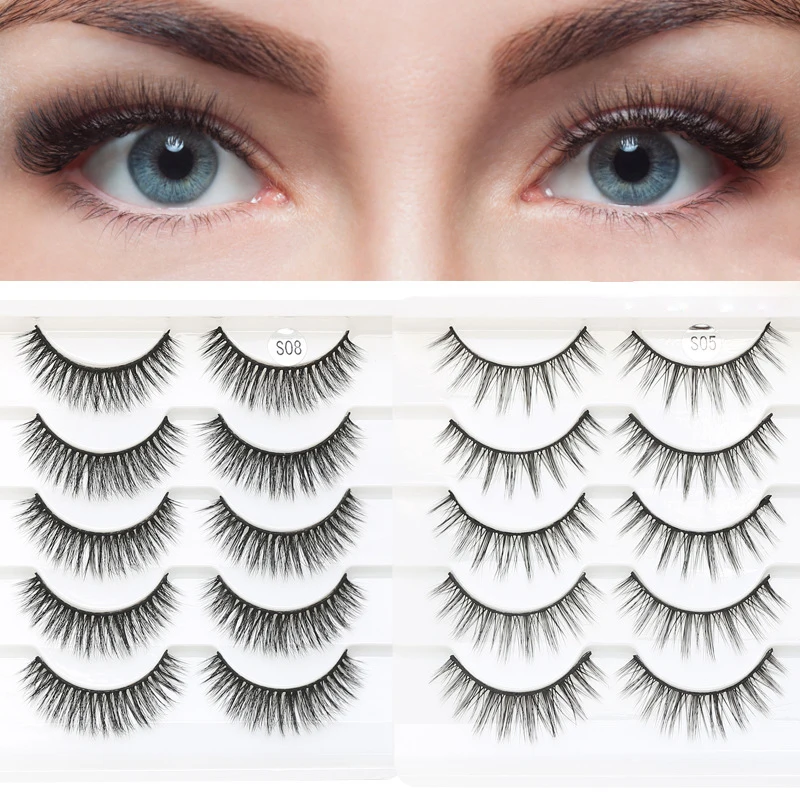 New Style 20 Pairs Handmade 5D Set Factory Wholesale Ladies Makeup Thick Eyelashes Slender Natural False Eyelashes Holiday Gift
New Style 20 Pairs Handmade 5D Set Factory Wholesale Ladies Makeup Thick Eyelashes Slender Natural False Eyelashes Holiday Gift